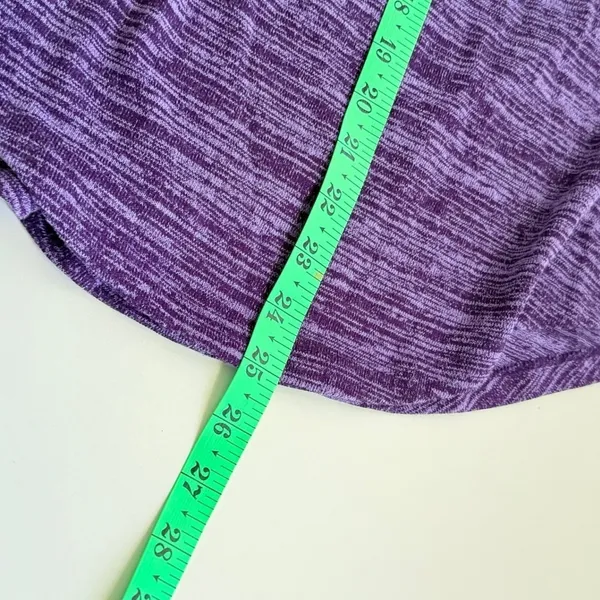 Juicy Couture Sweater Sz L Purple Dye Cutout‎ Lightweight Long Sleeve Top - Image 8