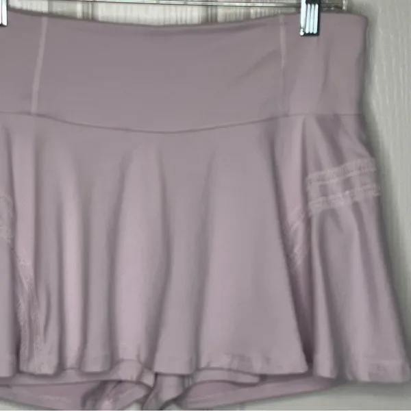 Free People Movement Pleats And Thank You Tennis Skort Sz XL Violet Frost - Image 5