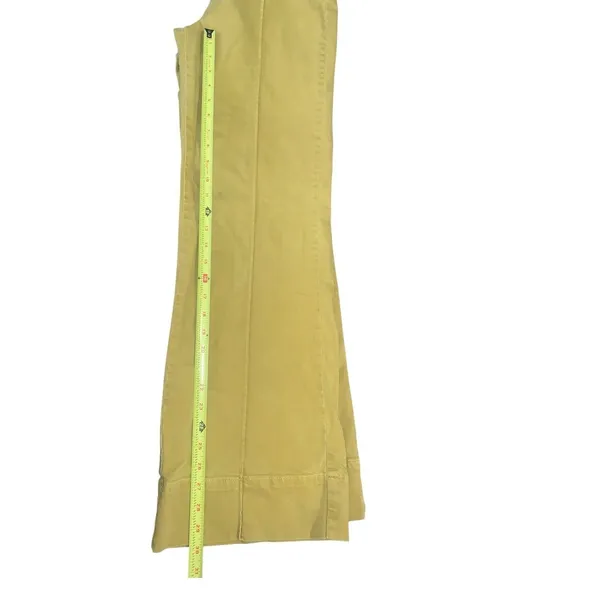 We‎ The Free Flare Pants Womens 31 Yellow Corduroy High Rise Boho 70s Retro - Image 6