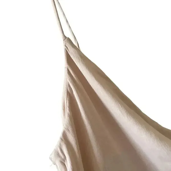 Zara Draped Satin Cami Apricot Champaigne Women’s Lightweight Top SZ M #1721 - Image 4