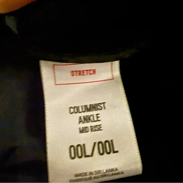 Express Women's Black Columnist Mid-Rise Ankle Pants Slacks Trousers 00L EUC - Image 5