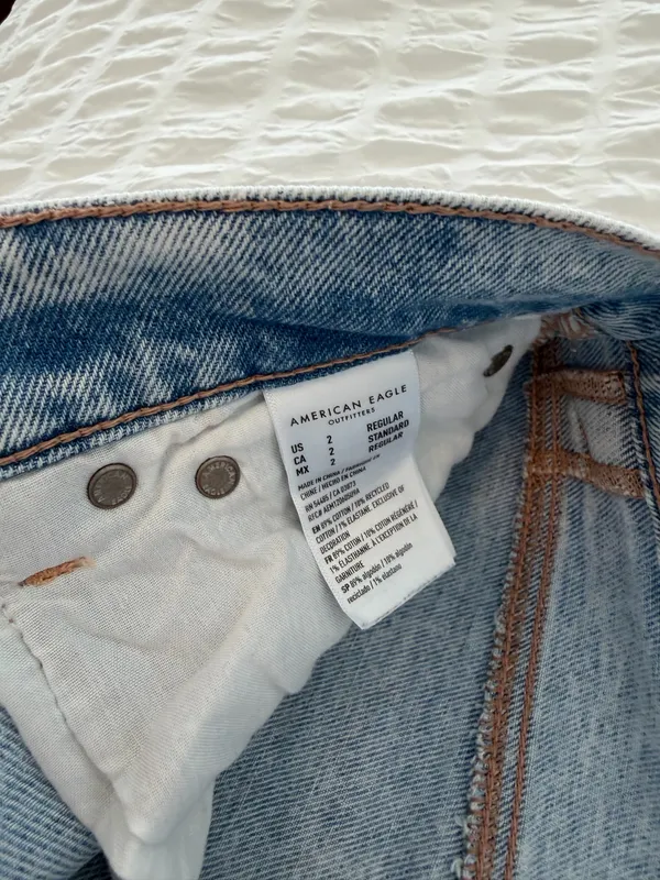 American Eagle High Rise Straight Jean - Image 6