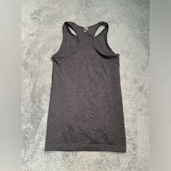 Gymshark Gray Racerback Tank Top - Image 6