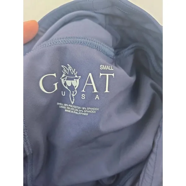 Goat USA Women’s Running Shorts Small Navy Blue - Image 4