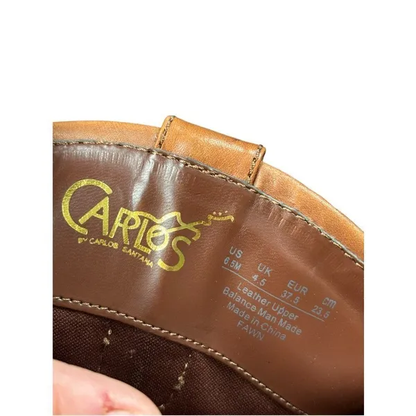 Carlos By Carlos Santana Women's Leather Knee-High Riding Boots sz 6.5 - Image 5
