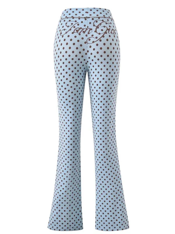 I AM GIA Polka Dot Track Pant Blue Medium NWT IN PACKAGE - Image 7