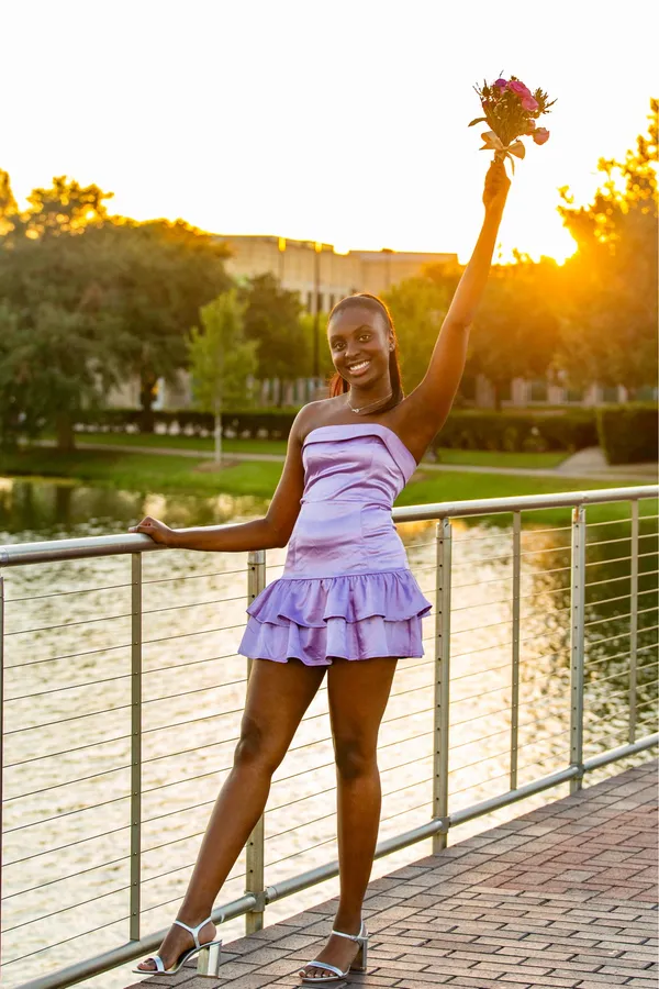 Light Purple Hello Molly Lavender Dress hoco - Image 5