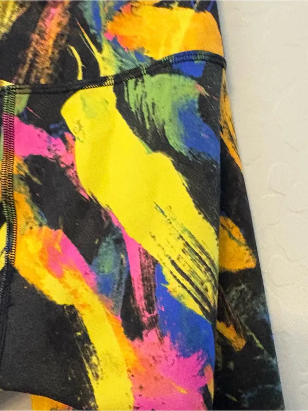 Lululemon wunder train high-rise short 6" in undertone black multi color size 2 - Image 12