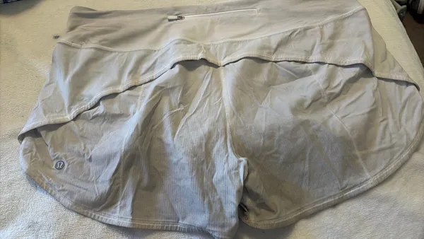 Lululemon White Speed Shorts - Image 5