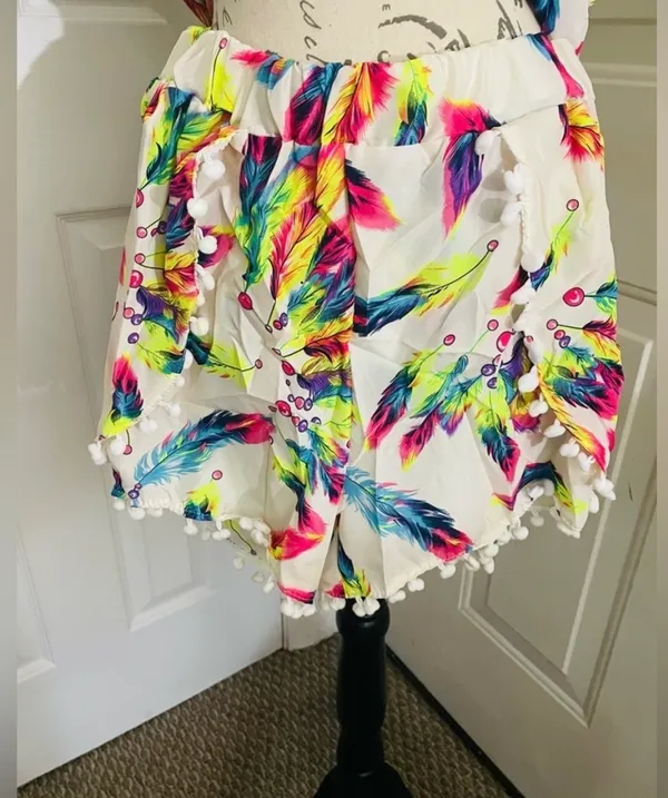 Ladies feather Print 2pc Set Multiple Size M - Image 4