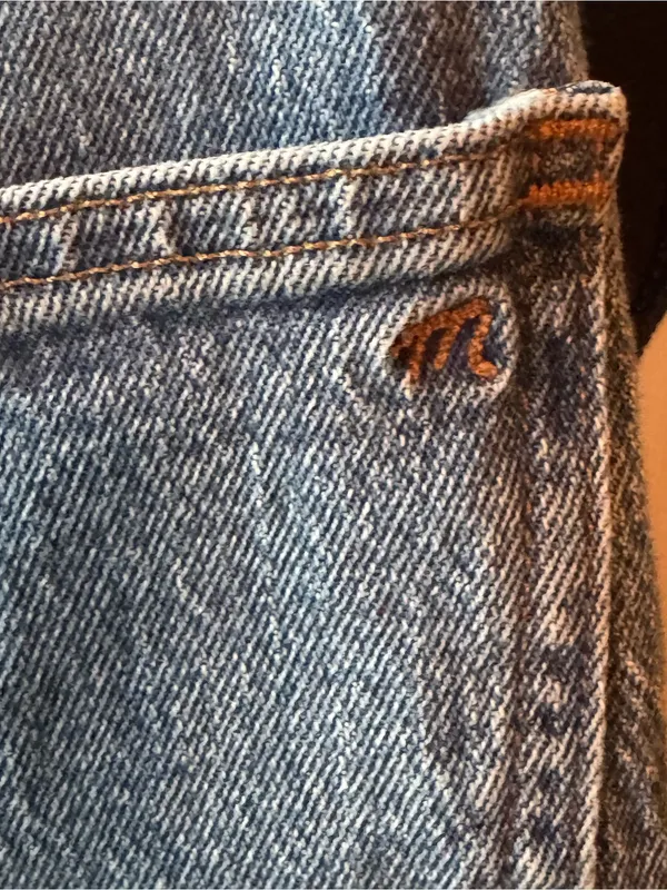 Madewell the perfect vintage Jean raw hem sz 23 EUC - Image 7