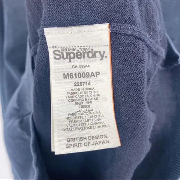 ‎Superdry Jpn Vintage Black Sweatshirt - Image 5