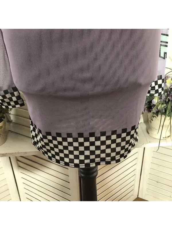 General Motors Corvette Graphic Mini Bodycon Dress Purple M - Image 12
