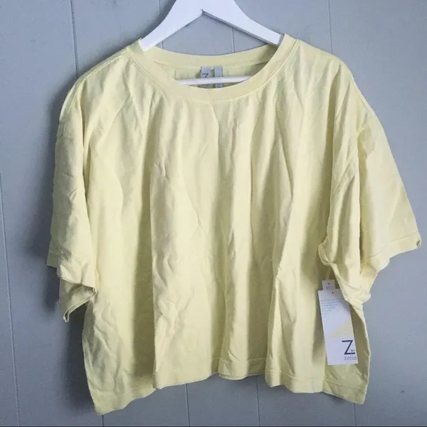Z by ZELLA Jennifer Crewneck Crop Top Active T-shirt 2X - Image 3