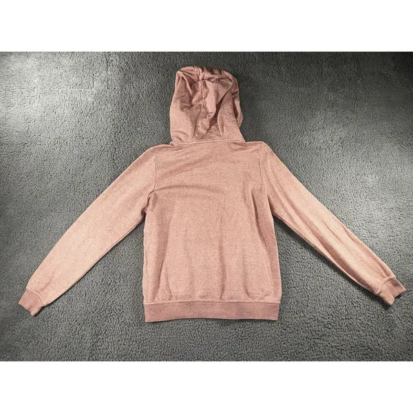 Nike Hoodie Women XS High Neck Pink Heathered‎ Pullover - Image 2