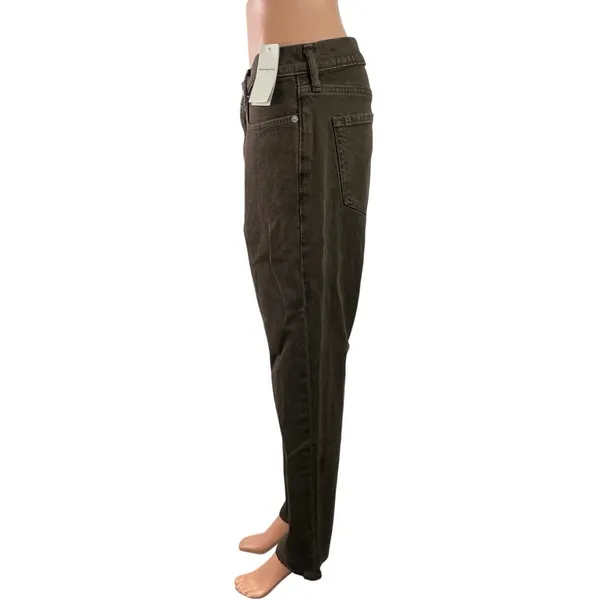 NEW Abercrombie & Fitch Vintage Straight Brown High Rise Denim Jeans Pants Sz 30 - Image 2