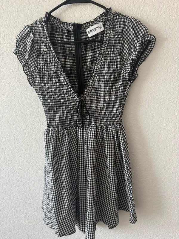 Princess Polly Gingham Romper - Image 4