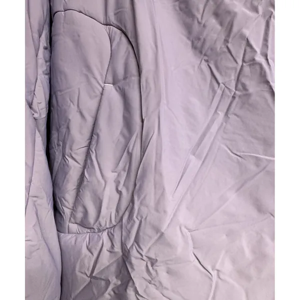 Lululemon Hooded Insulated Wrap Jacket Heathered Light Orbit Women's Size 8‎ - Image 8