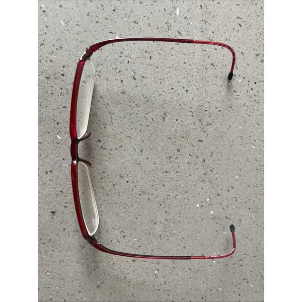 Silhouette Eyeglasses Frames Only SPX 1517 10 6080 51-15-130 Titan Austria red - Image 2
