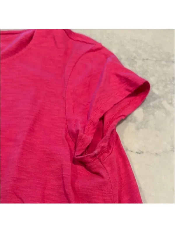 Fleur Bleue Pink T-Shirt Dress XL Pockets - Image 4