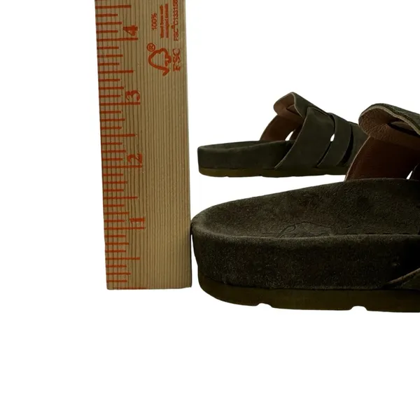 Free People Mule Clogs Sunday Season Khaki Green Slip On Women’s 36 USA 6 - Image 13