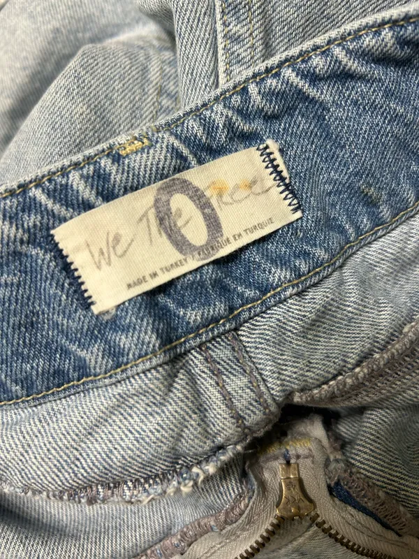 Free People We The Free Denim Skort - Image 3