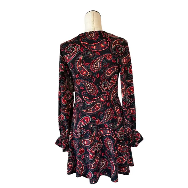 Nwt Wrangler Retro Americana Dress In Black/Red - Image 7