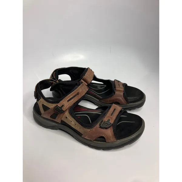 ECCO Yucatan Sandals Womens 40 Brown Excellent Hiking Walking Strappy Outdoor - Image 3