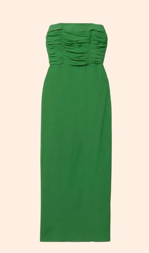 Reformation Lore Dress (Kelly Green) - Image 2