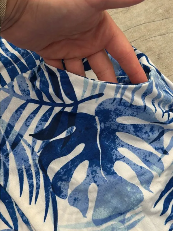 Beach Flowy Pant Blue Size M - Image 3