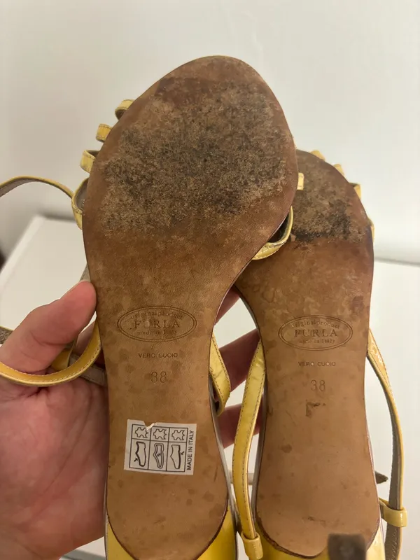 yellow furla heels - Image 4
