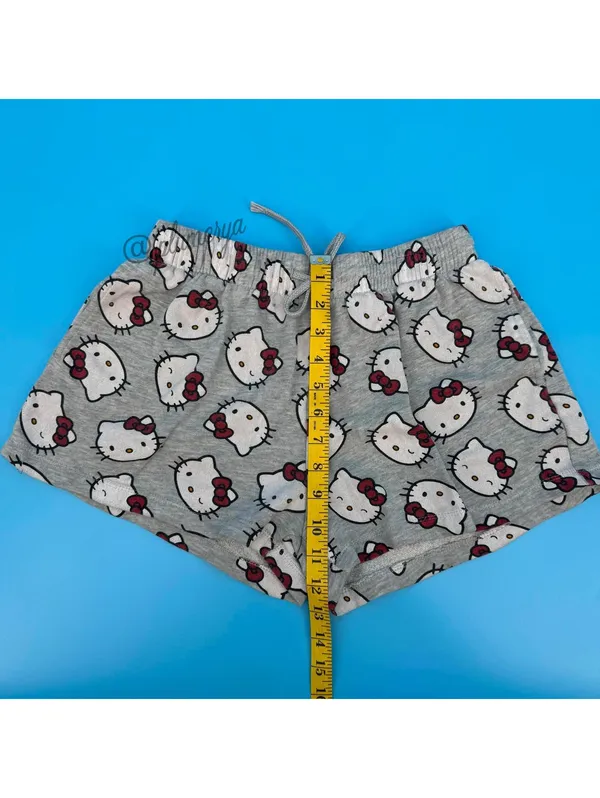 Hello Kitty Women's Sleep Shorts Casual Summer Loungewear Girlhoodcore Size S - Image 5