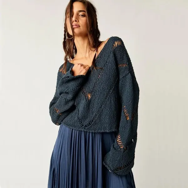 ✨Free People Hayley Ocean Sz Xs Sweater✨ - Image 2