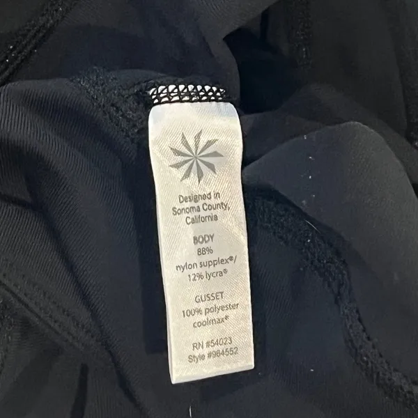 Athleta Capri S Black‎ Ruched Cropped - Size S. - Image 6