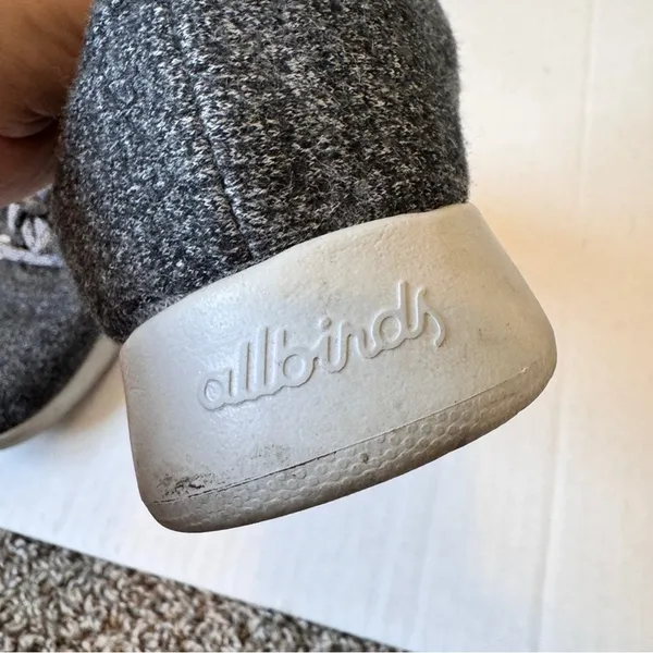 Allbirds Grey Wool Runners Trainers Sneakers Womens 8 Casual Classic Shoes - Image 10