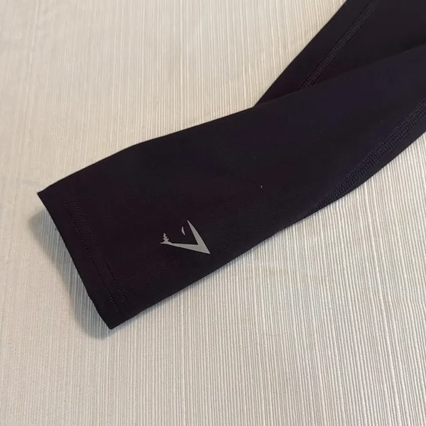 Gymshark Black Training Leggings XS Charcoal B3A3E Activewear‎ Pants - Image 2