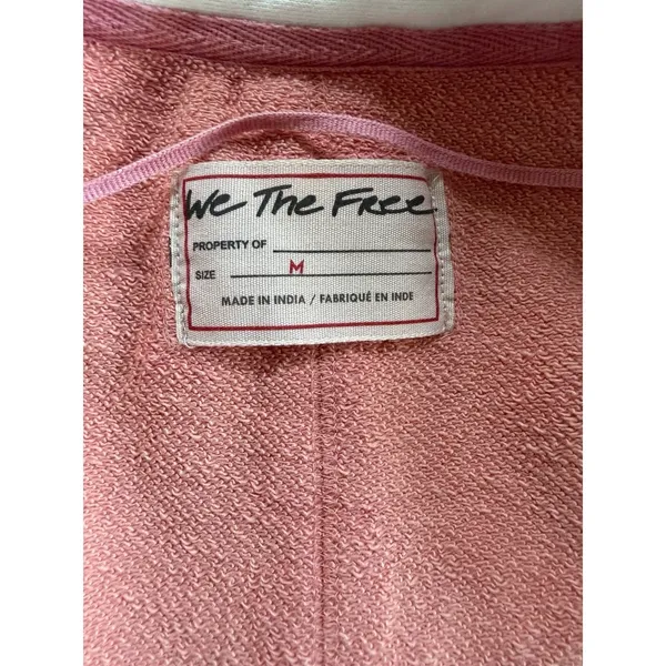 Free People We The Free Clean‎ Prep Polo Pink/Rose Women's Size Medium - Image 8