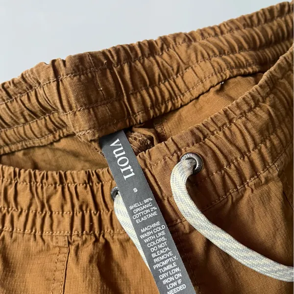 Vuori • Caramel Brown Tan Vintage Ripstop Ankle Pants - Image 5