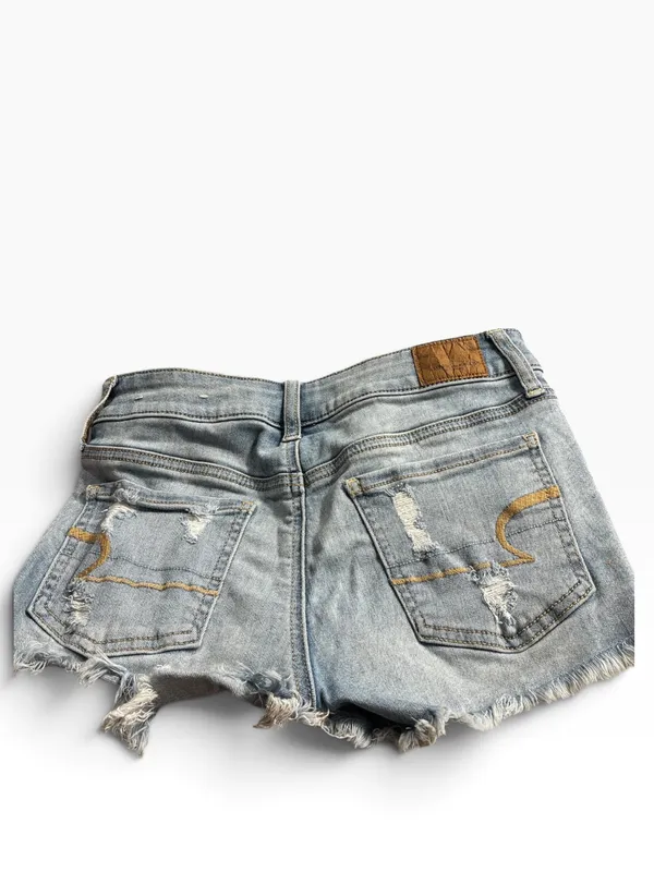 American Eagle Outfitters AEO NE(X)T LEVEL STRETCH X Shortie Shorts Worn Once - Image 2
