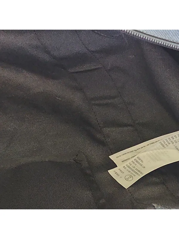 Abercrombie & Fitch Large Black Tote Shopping Travel Duffle Bag with Logo 20" - Image 6