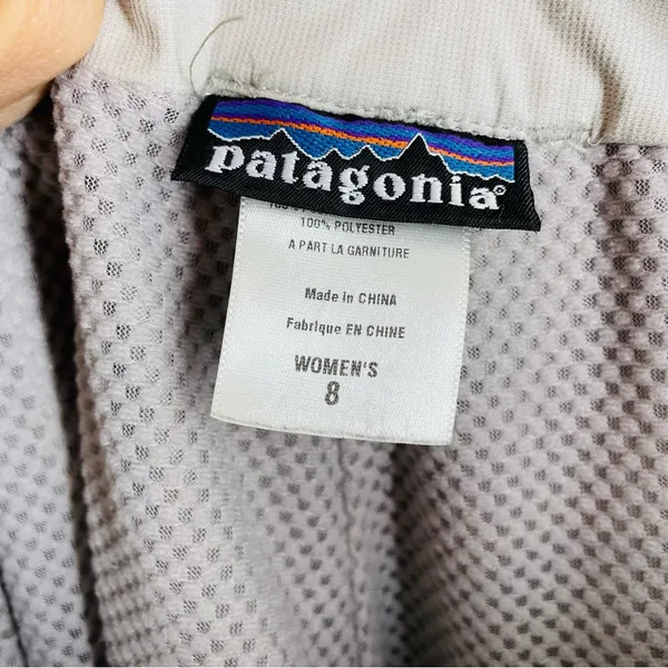 Patagonia Vintage Powderkeg Shell Ski Pants Waterproof White size 8 women’s - Image 12