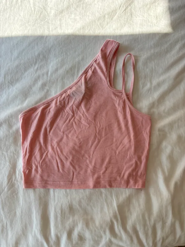 Pink One Shoulder Top  - Image 2