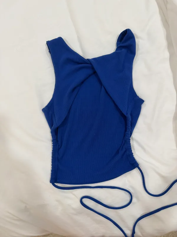 Royal Blue Crop Top - Image 5