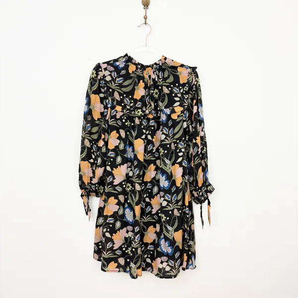 Olivia James Emma Dress, Black Fall Floral - Image 5