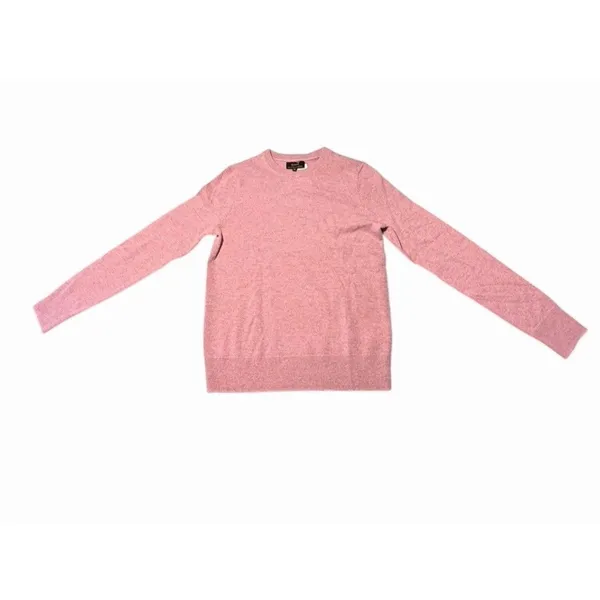 Quince Women’s Mongolian Cashmere Crew Neck Sweater XS Mauve Mist Soft Pink - Image 4