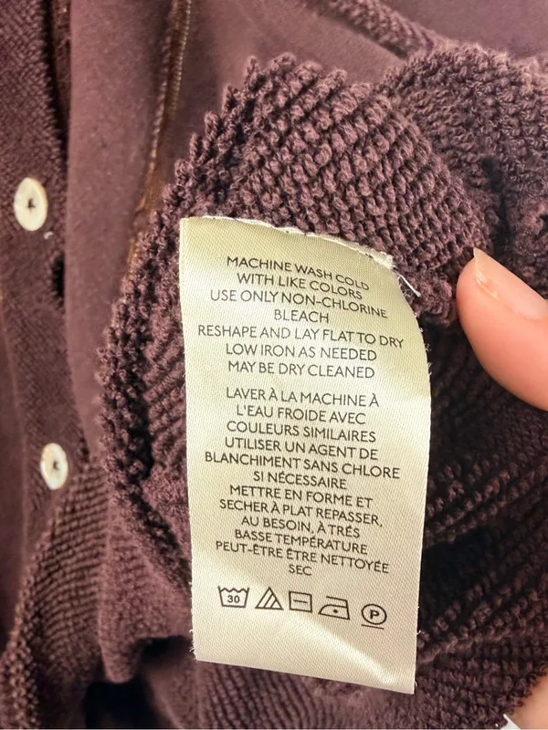 Free People Matilda Cardigan Chocolate size XL - Image 5