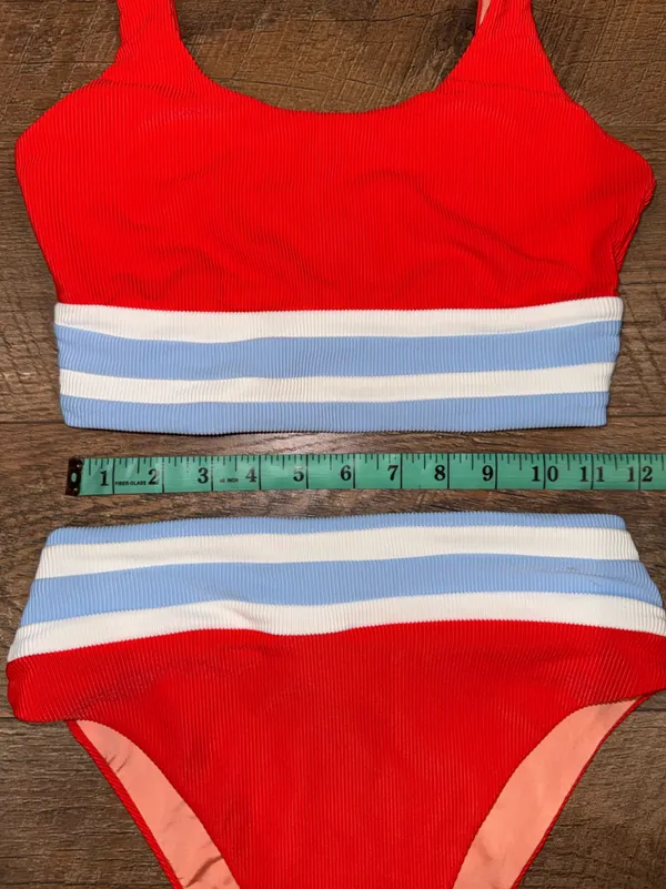 Beach Riot Thalia High-Waisted Bikini Top and Bottom Set from Anthropologie - Image 6