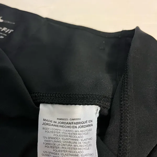 Nike Dri‎ Fit Women Capri Leggings Athletic Gym Core Workout Running Black Xs - Image 4