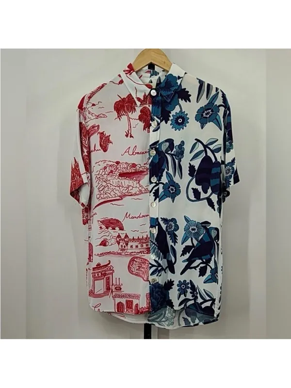NEW Farm Rio Women’s Mixed‎ Prints Uni Shirt Size SMALL - Image 2