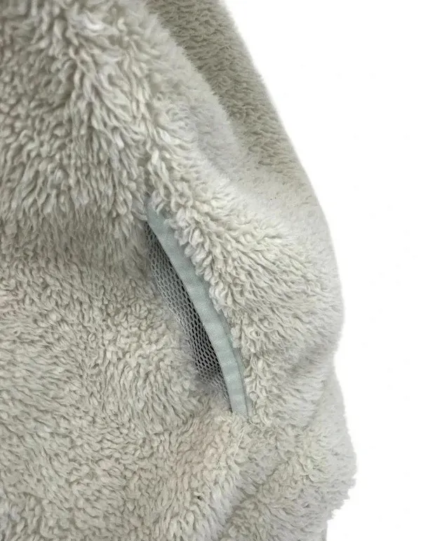 Free People Movement Dazed High Neck Full Zip Sherpa Fleece Jacket Ivory Size XS - Image 7